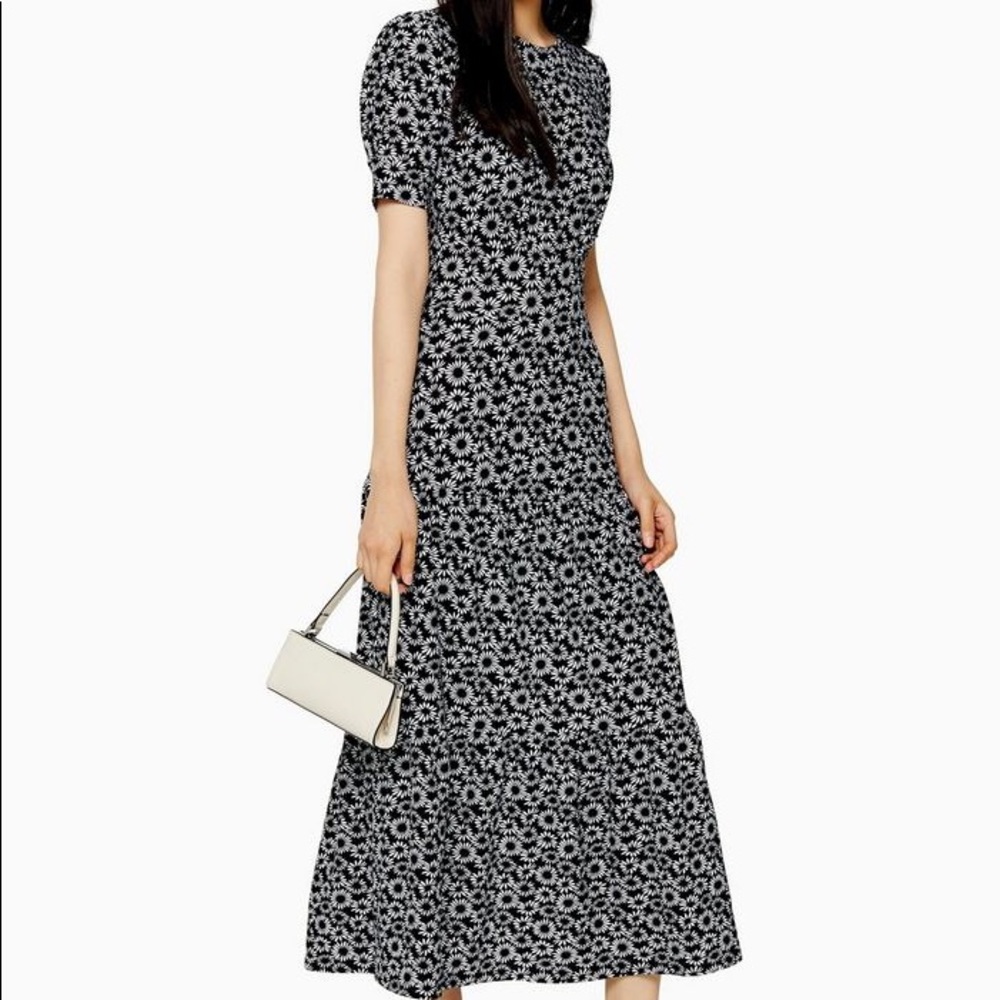 Topshop long floral dress